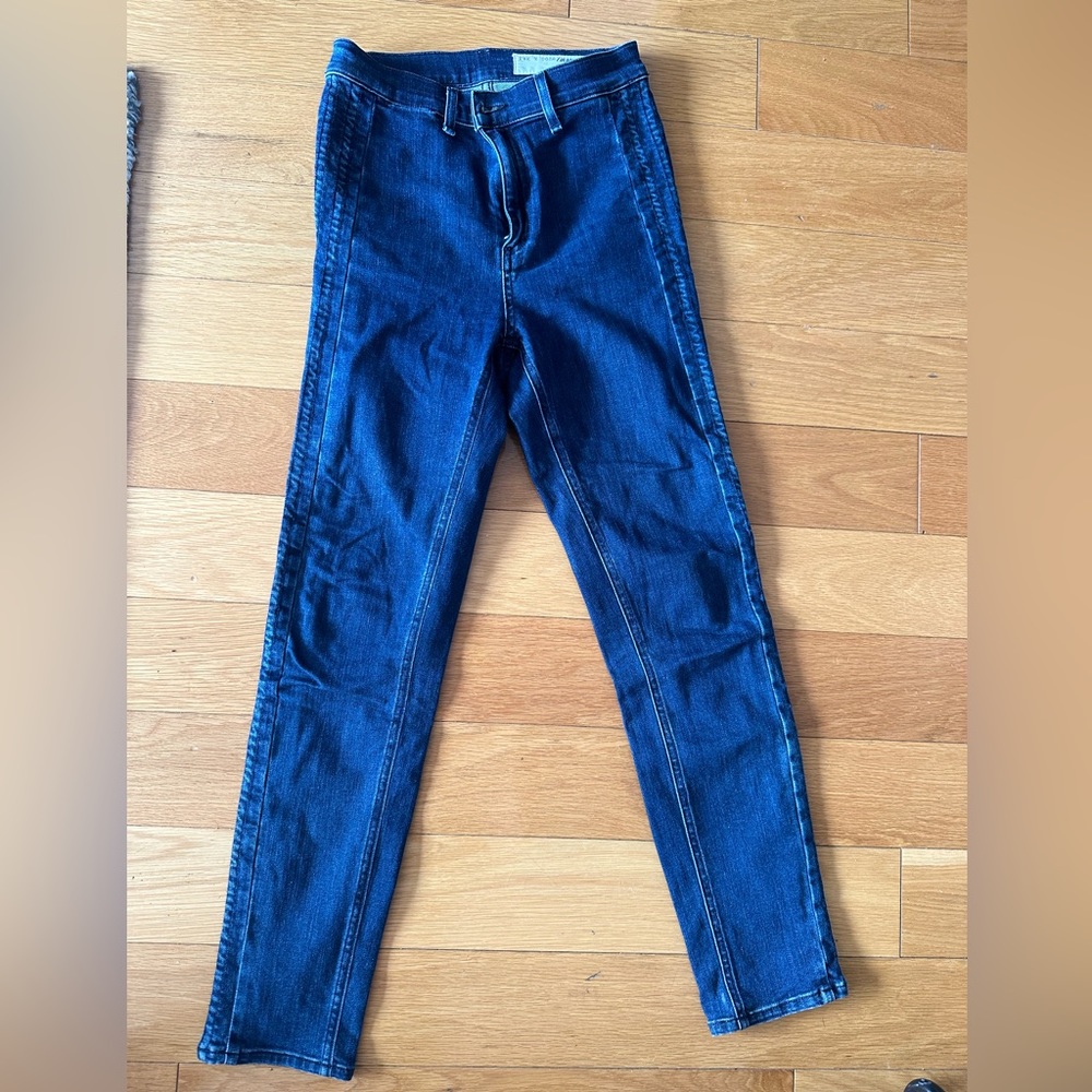 Rag and bone high waisted skinny blue Jeans